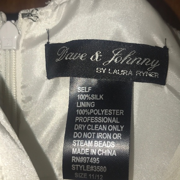 NWT Dave & Johnny by Laura Ryner gown wedding - Picture 4 of 8